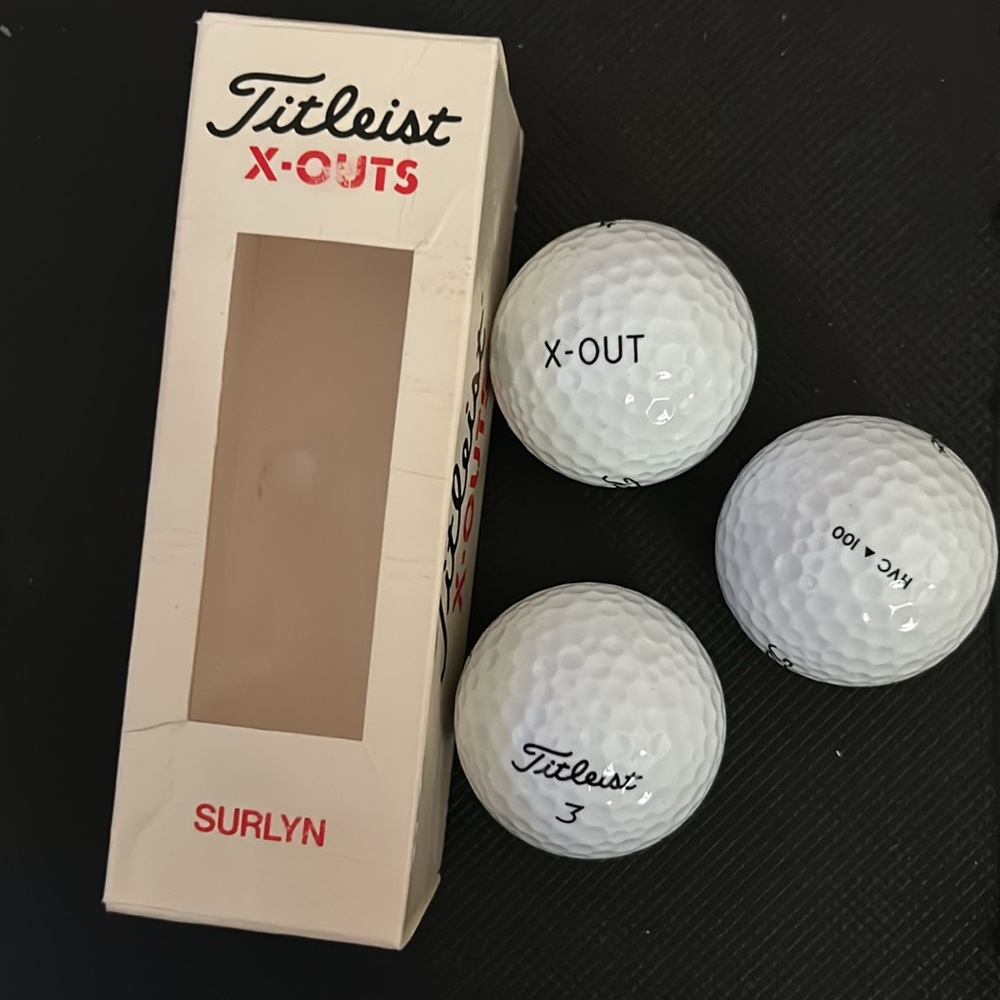 VINTAGE NEW IN BOX TITLEIST GOLF BALLS